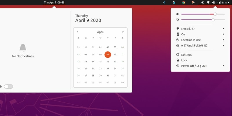 No Dark Shell Ubuntu