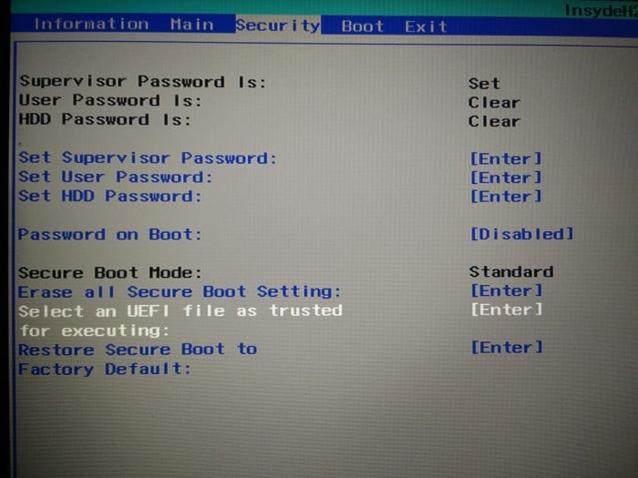 Fix no bootable device found
