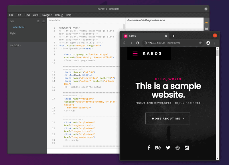 Brackets Dreamweaver Alternative