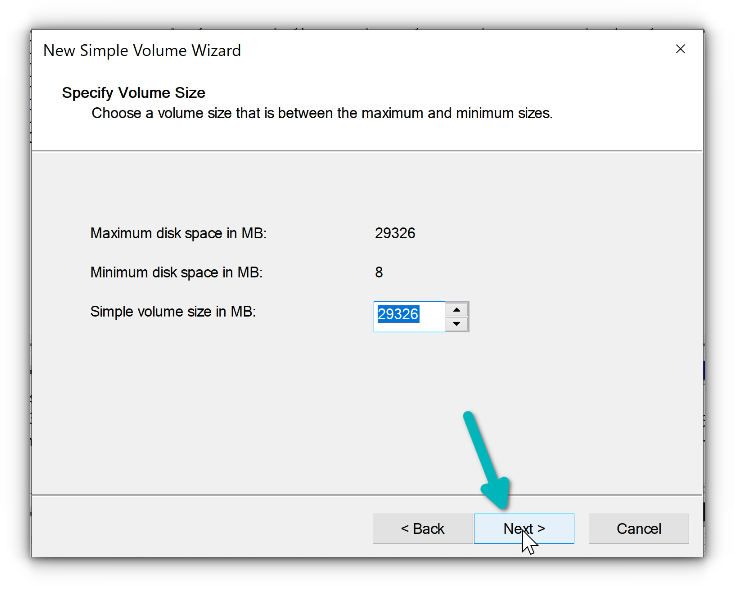 creating new simple volume 2
