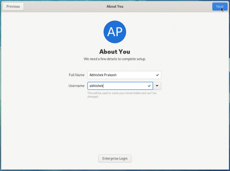 fedora setup