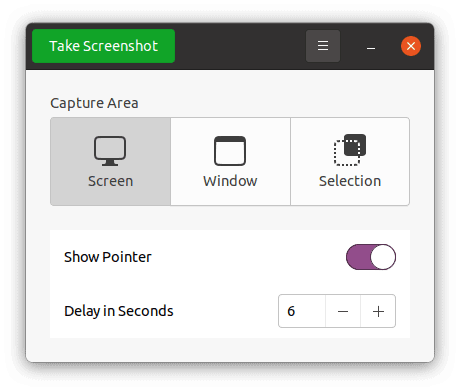 Gnome Screenshot New