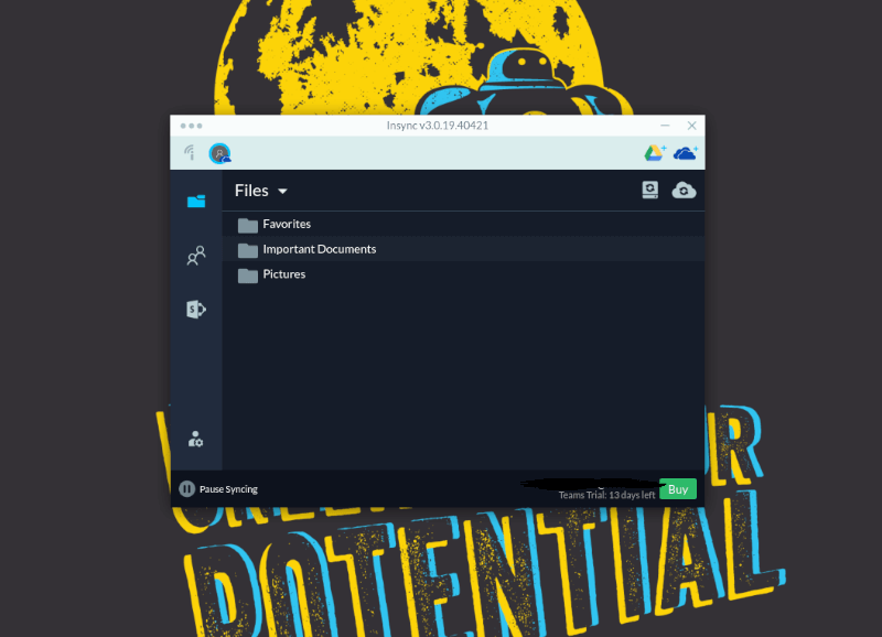 Insync Homescreen
