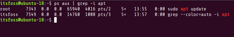Kill apt process in Ubuntu