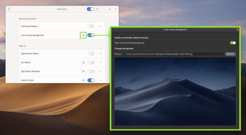Lock Screen Background Setting