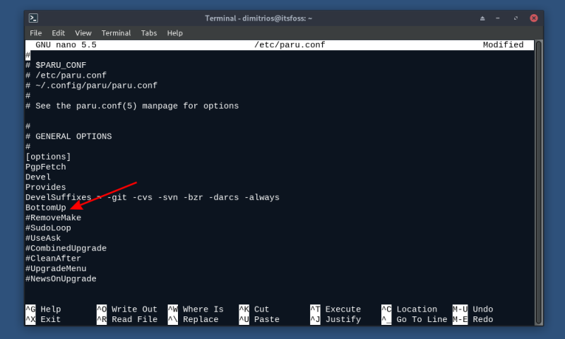 Paru AUR helper configuration