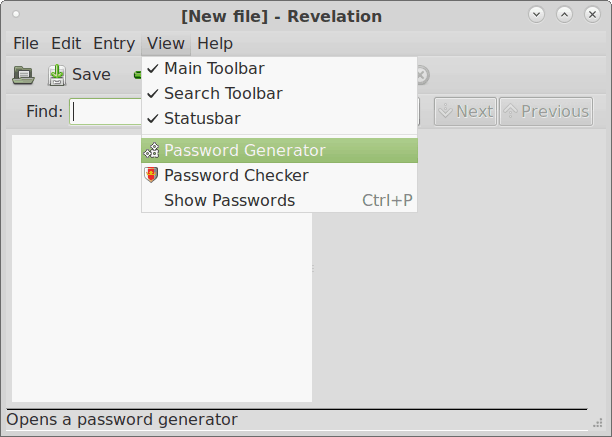 Revelation - path to Password Generator