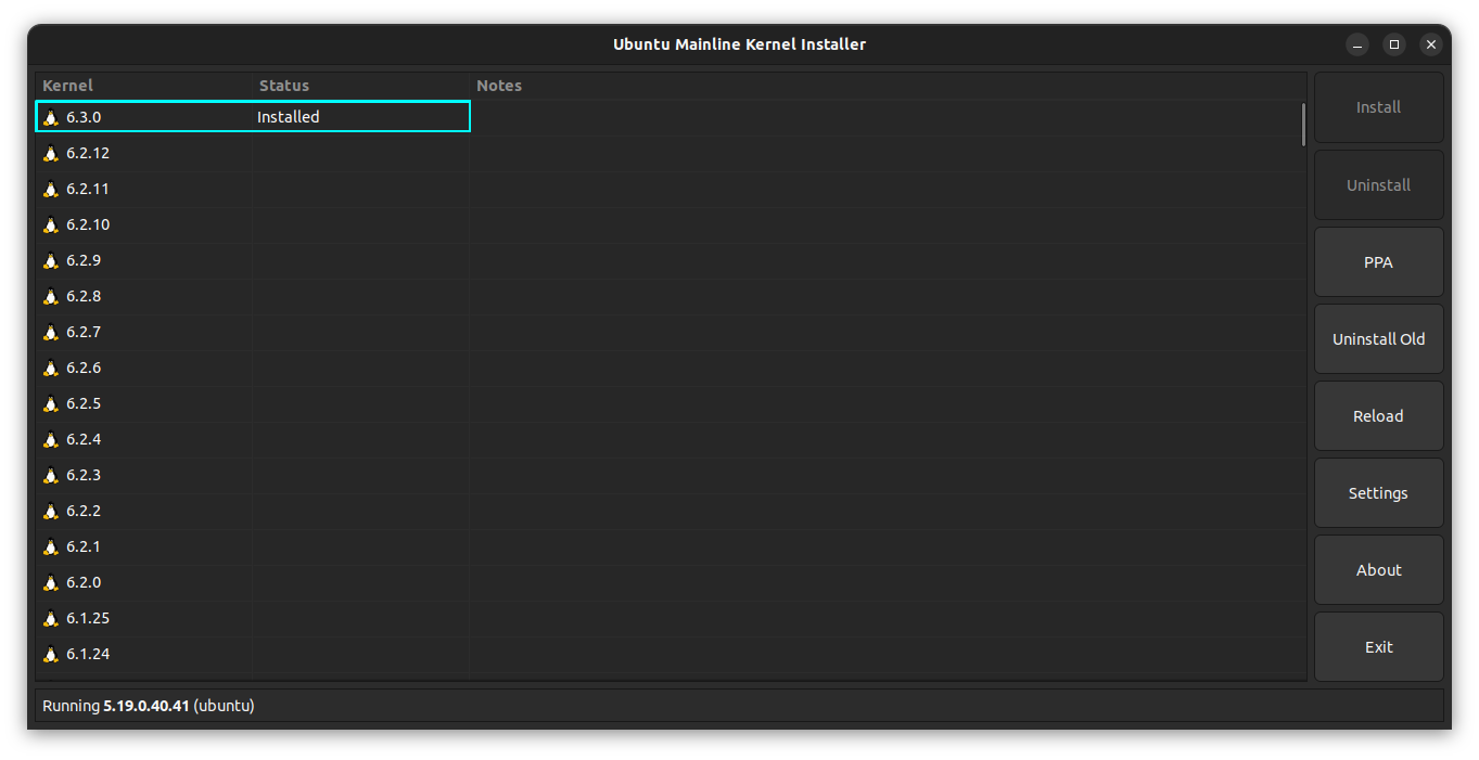 ubuntu mainline kernel installer uninstall