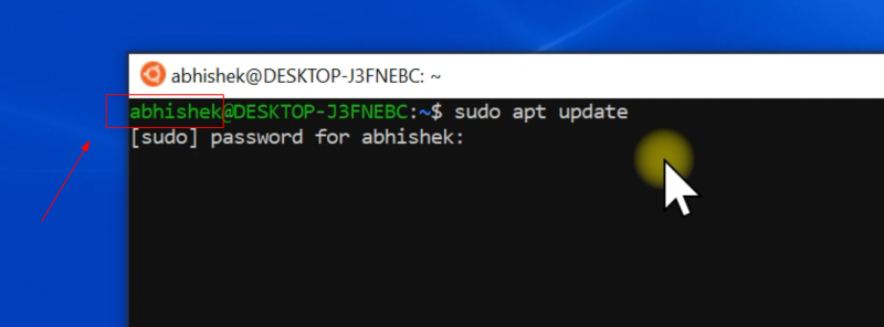 username wsl